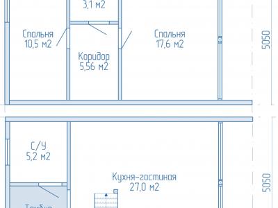 Проект дома МД2-85-74